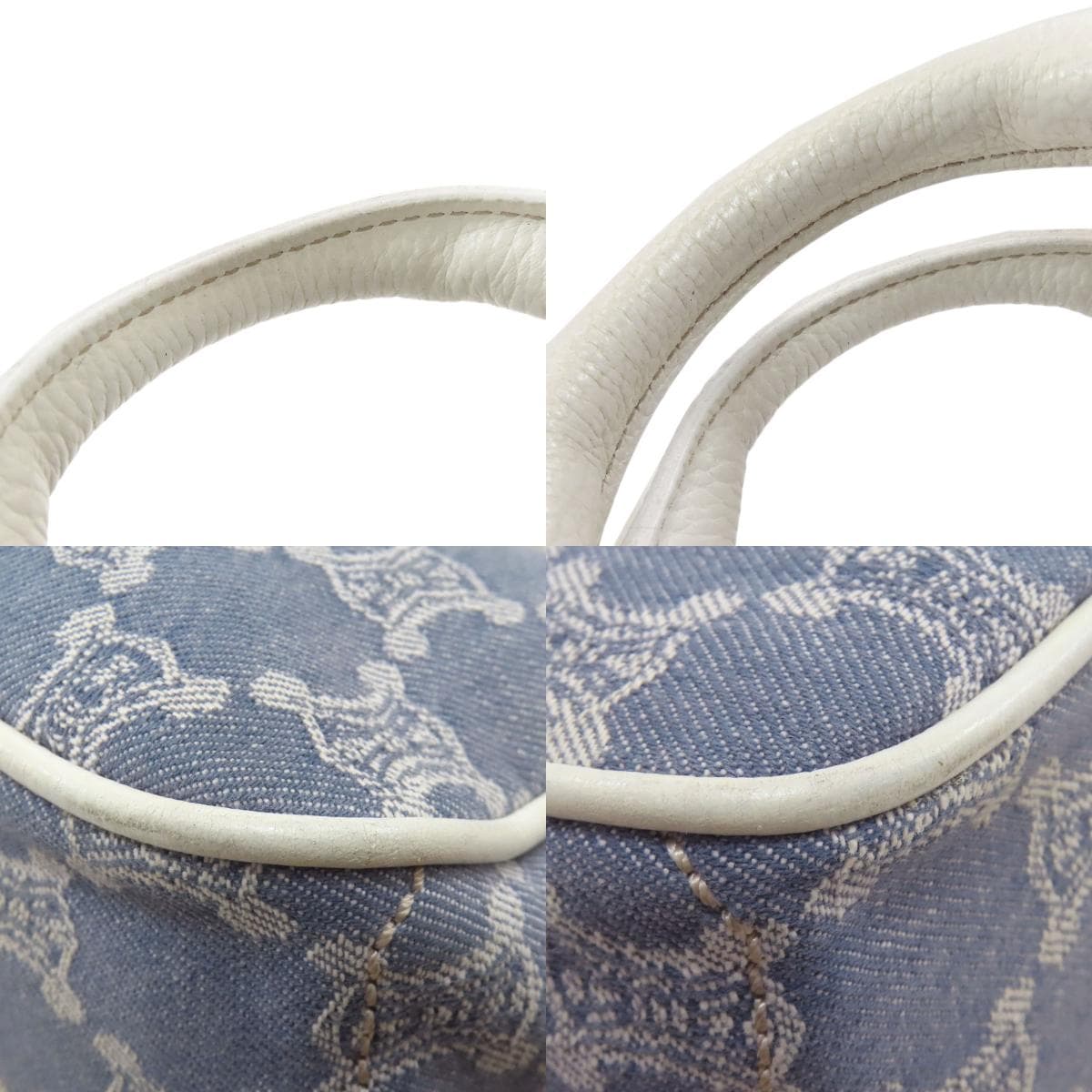 Celine Boogie Bag Handbag Denim/Leather Women's [Used] [CELINE] 9