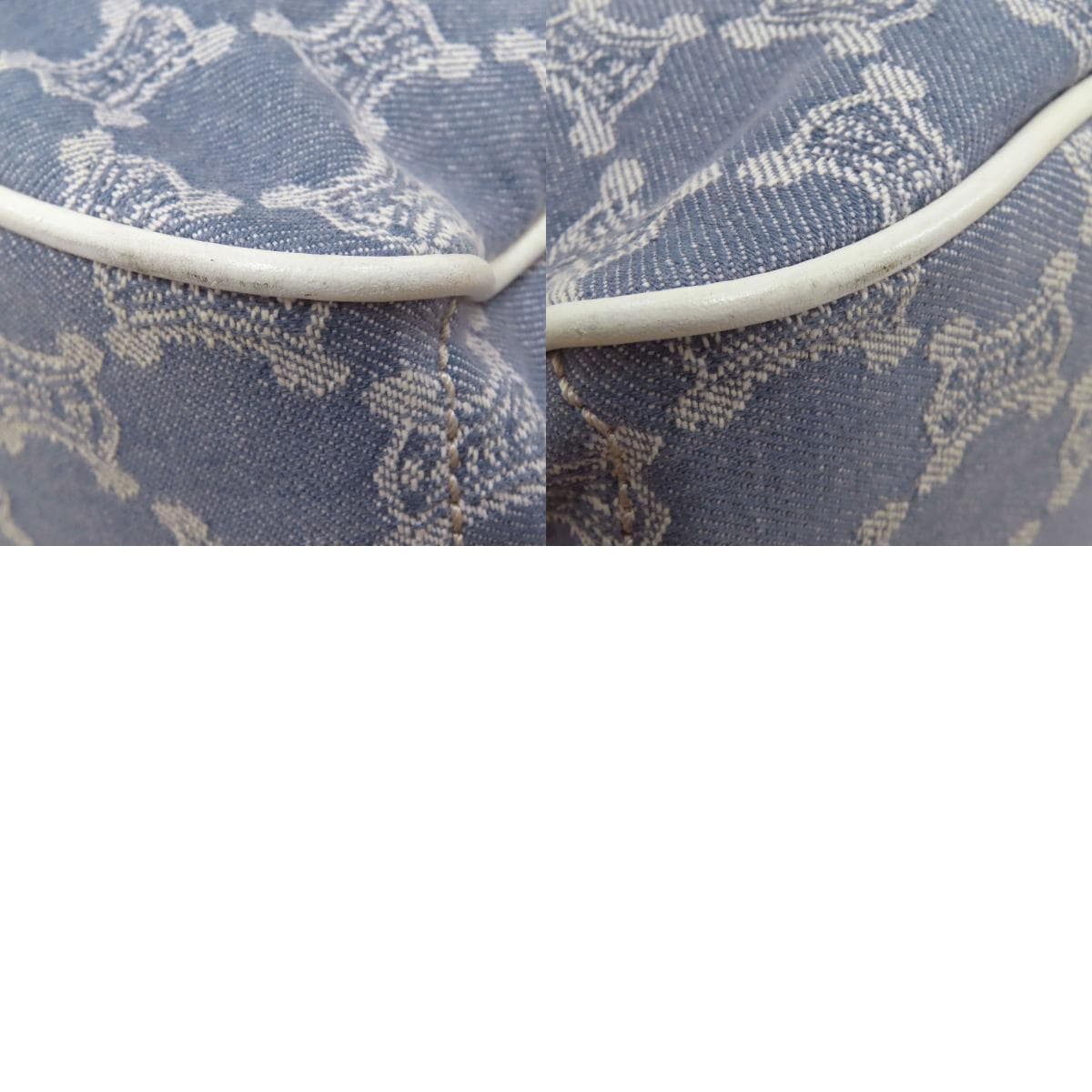 Celine Boogie Bag Handbag Denim/Leather Women's [Used] [CELINE] 10