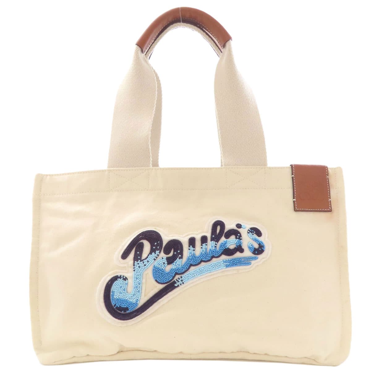 Loewe Paula's Ibiza Cabas Tote Bag Canvas Ladies [Used] [LOEWE]