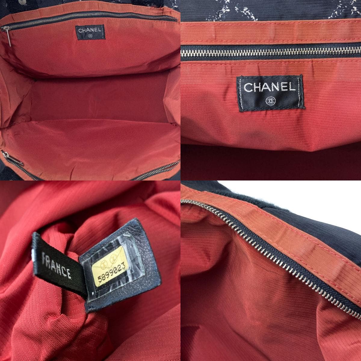 Chanel Travel Line Handbag Nylon Material Ladies [Used] [CHANEL] 5