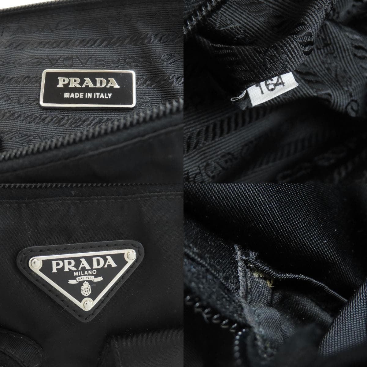 Prada logo hardware body bag made of nylon material for women [Used] [PRADA] 6