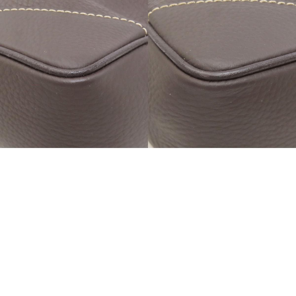 Dunhill Logo Shoulder Bag Leather Women's [Used] [Dunhill] 10