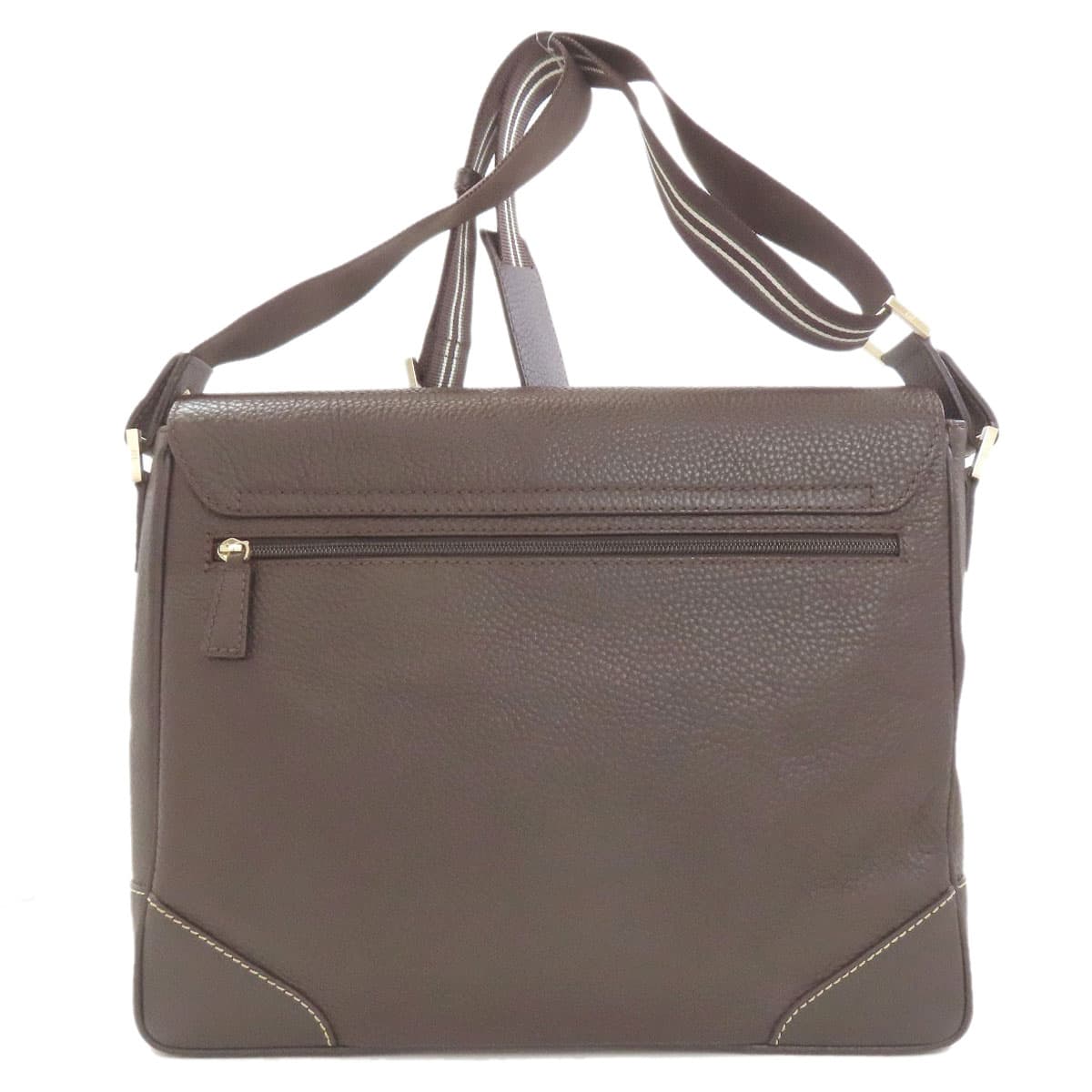 Dunhill Logo Shoulder Bag Leather Women's [Used] [Dunhill] 2