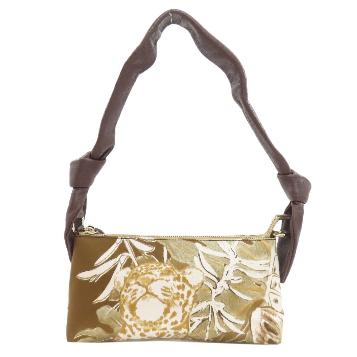 Salvatore Ferragamo One Shoulder Animal Motif Handbag Nylon Material Ladies [Used] [Salvatore Ferragamo]