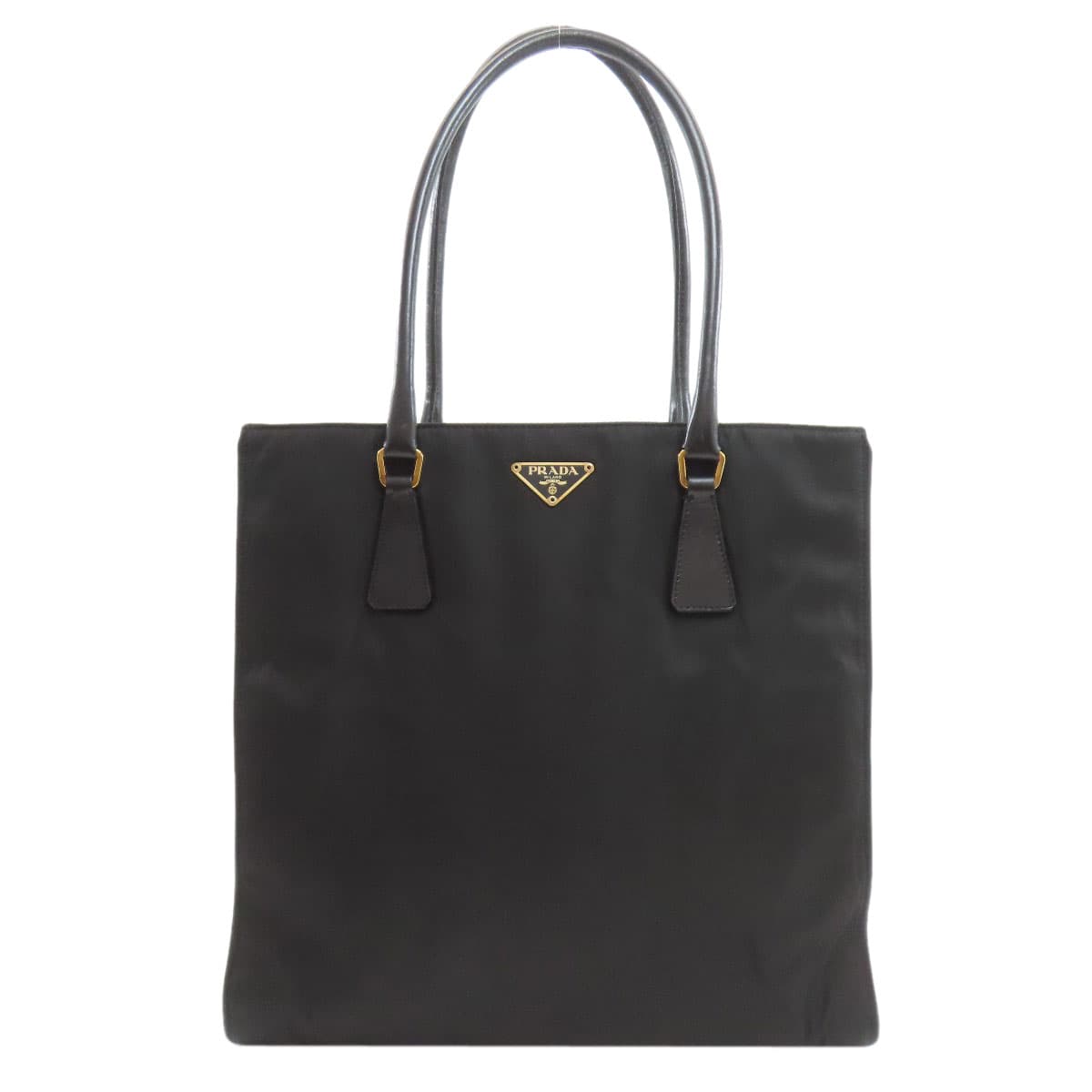 Prada logo hardware tote bag, nylon material, ladies [Used] [PRADA]