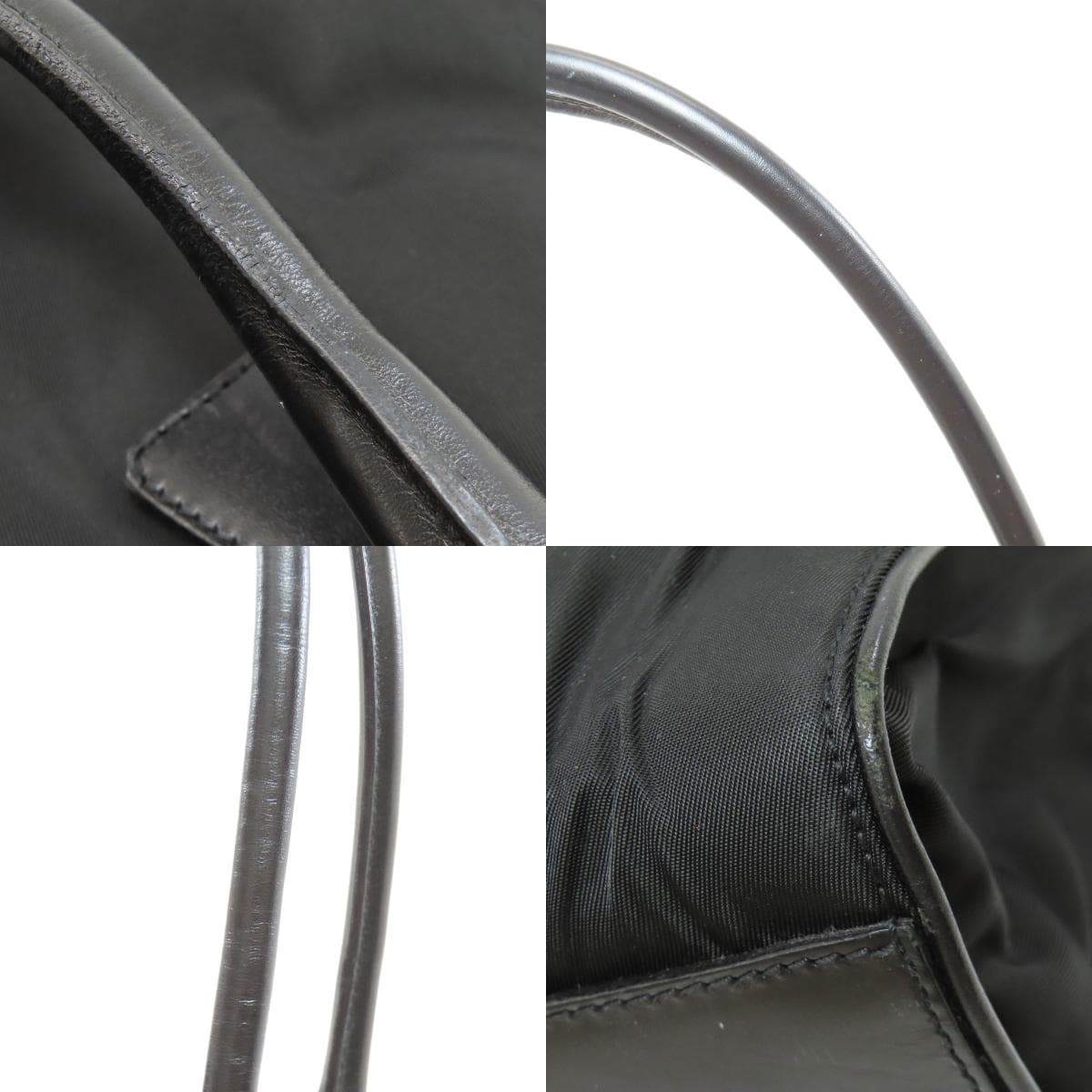Prada logo hardware tote bag, nylon material, ladies [Used] [PRADA] 9