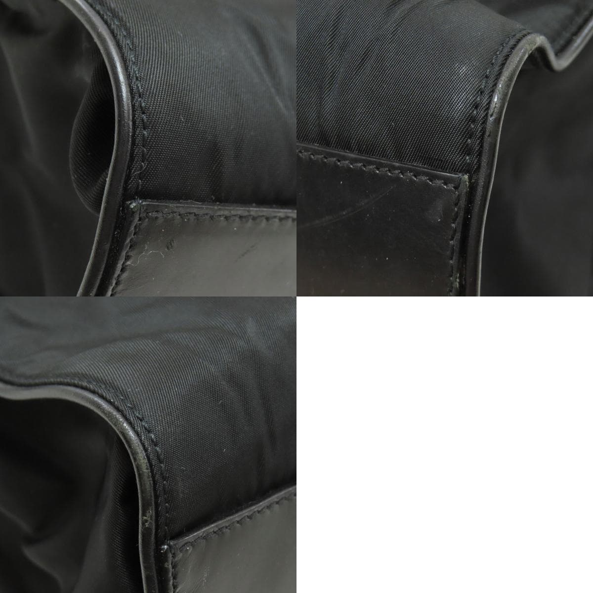 Prada logo hardware tote bag, nylon material, ladies [Used] [PRADA] 10