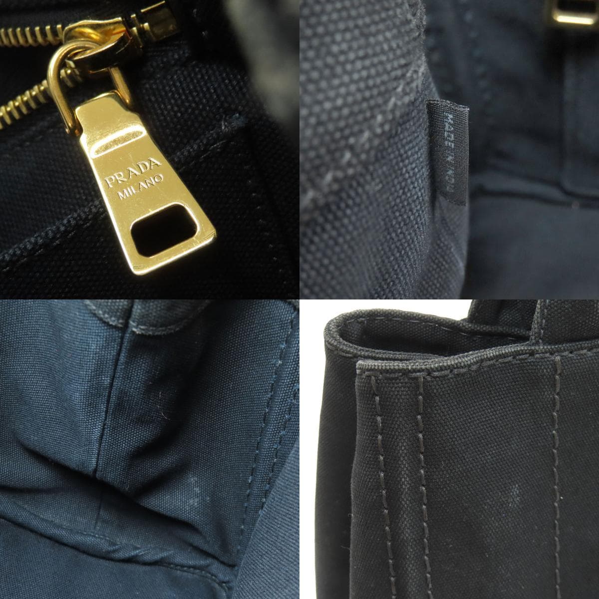 Prada Kanapa Mini 2WAY Handbag Canvas Ladies [Used] [PRADA] 7