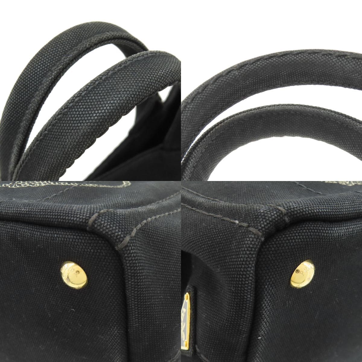 Prada Kanapa Mini 2WAY Handbag Canvas Ladies [Used] [PRADA] 9