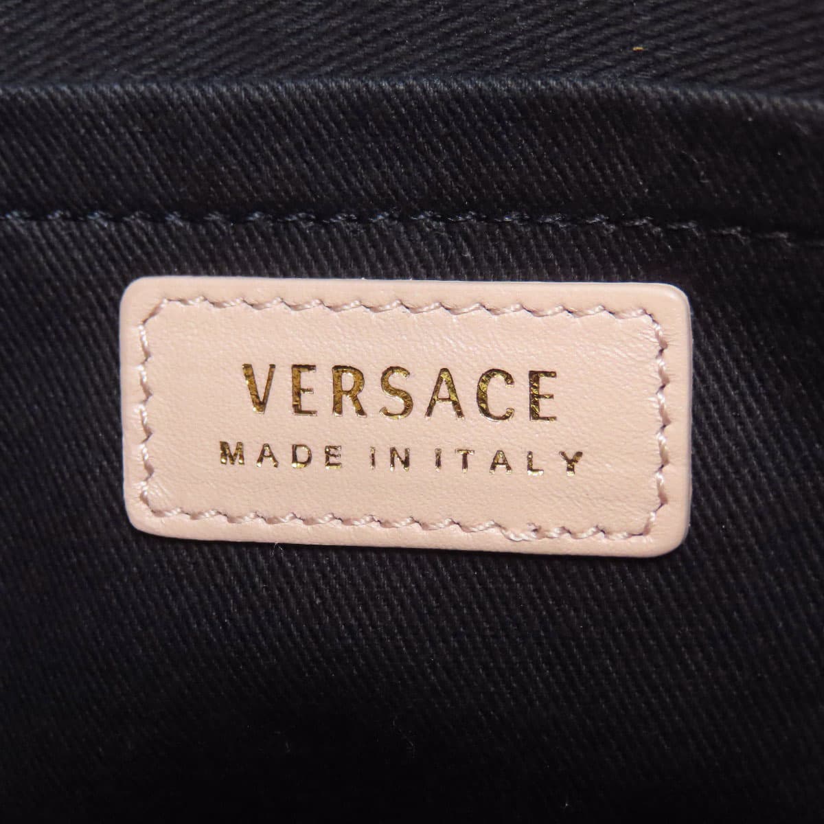 Versace Logo Shoulder Bag Leather for Women [Used] [VERSACE] 6