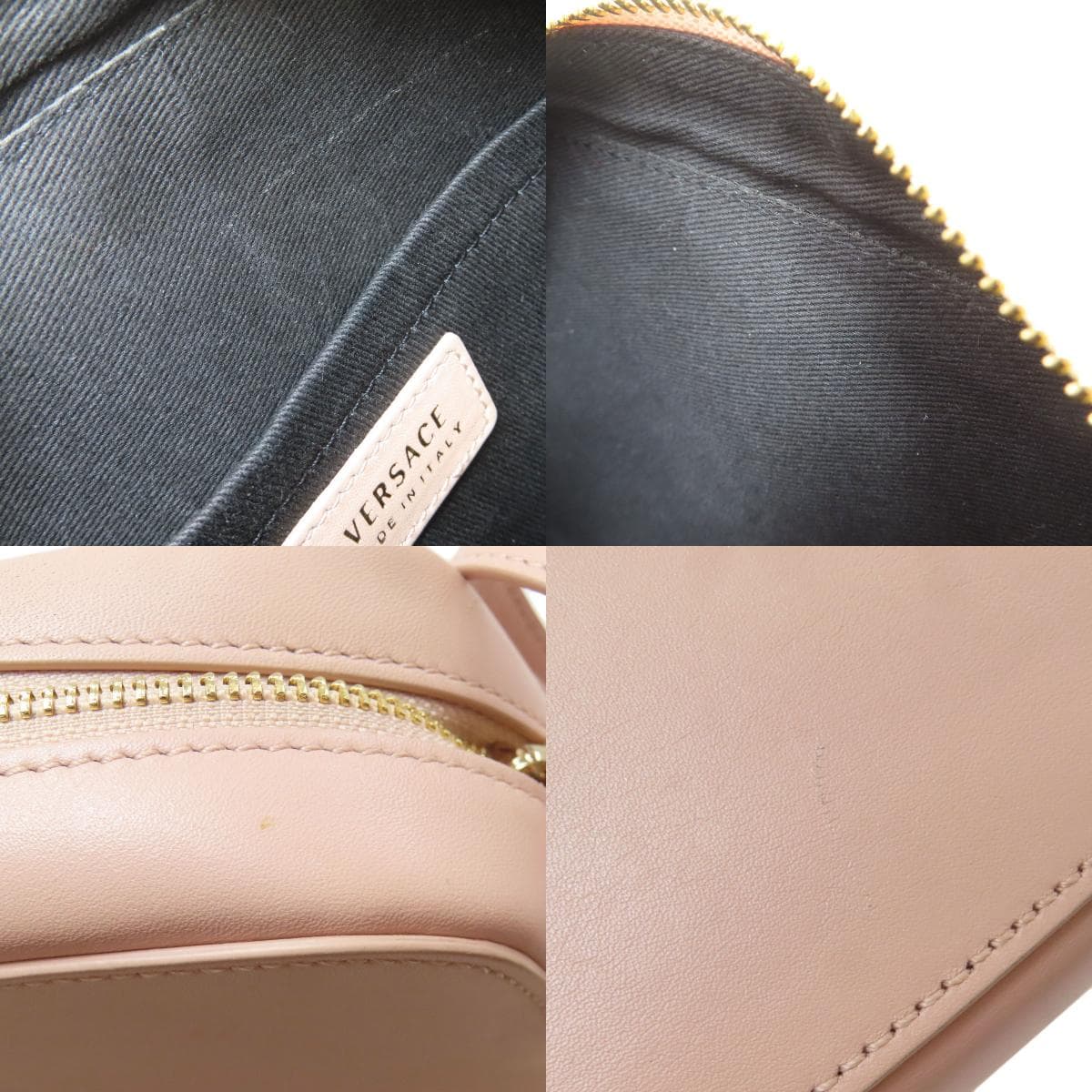 Versace Logo Shoulder Bag Leather for Women [Used] [VERSACE] 8