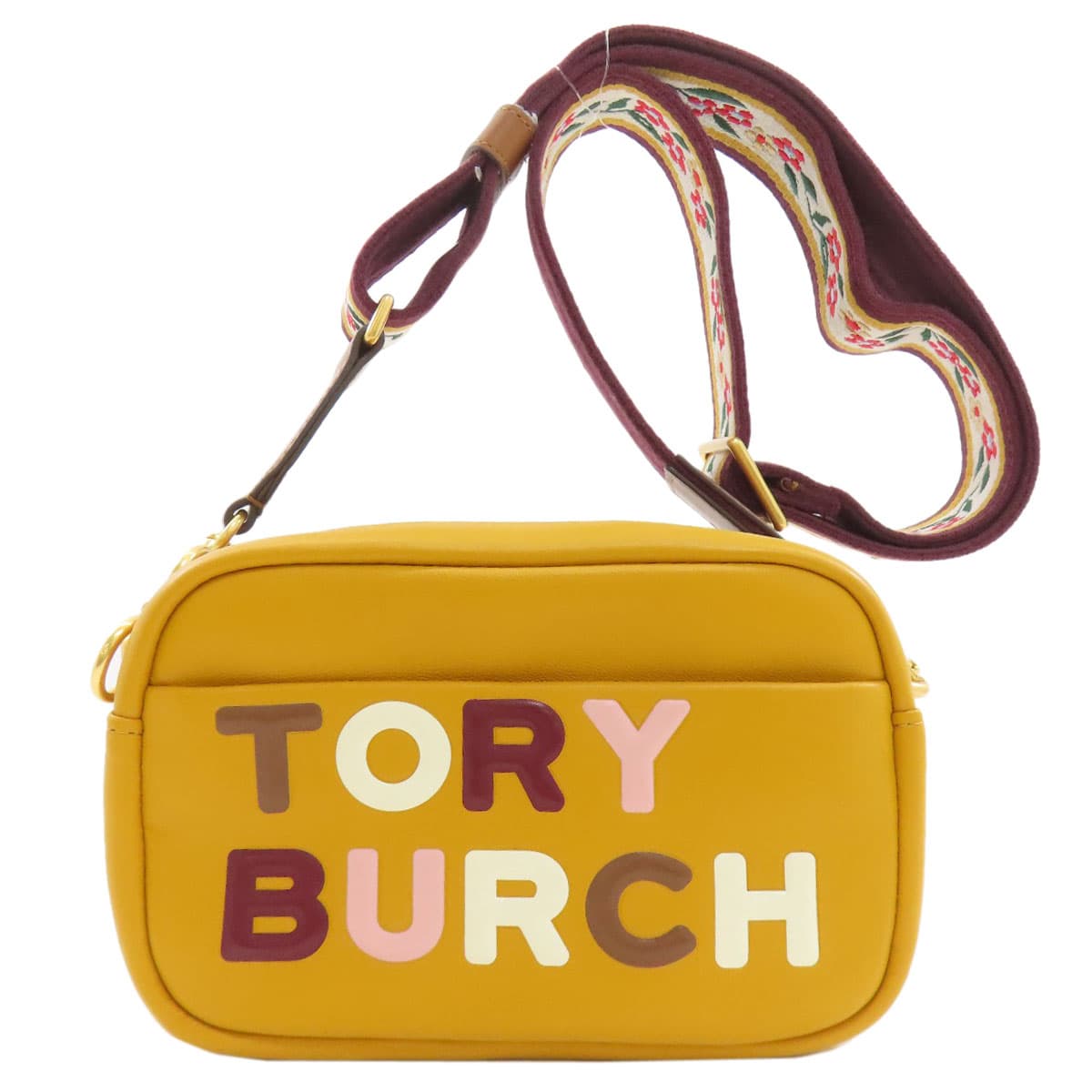Tory Burch Perry High Frequency Mini Bag Shoulder Bag Leather Women's [Used] [Tory Burch]