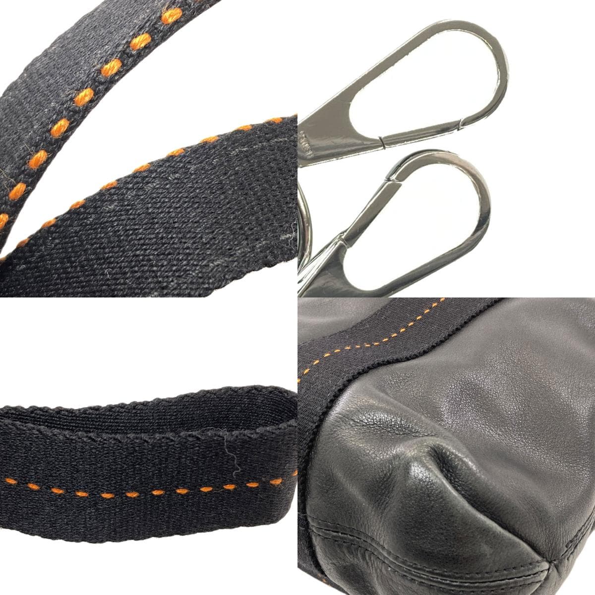 Hermes Caravan Horizontal 2WAY Handbag Calf Leather for Women [Used] [HERMES] 9