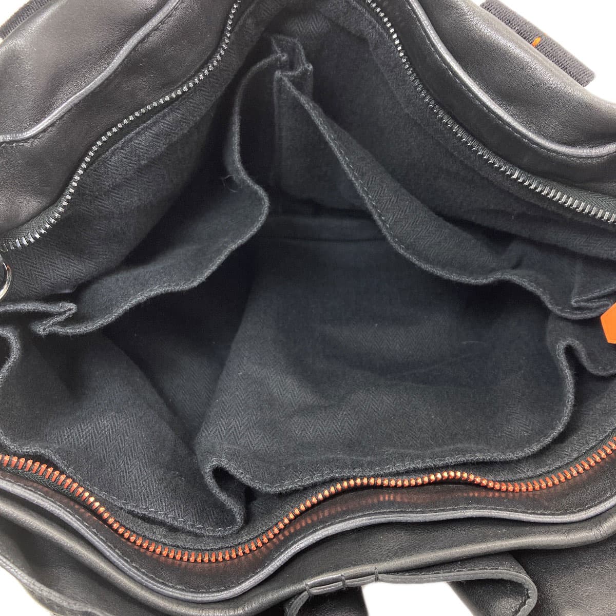 Hermes Caravan Horizontal 2WAY Handbag Calf Leather for Women [Used] [HERMES] 5