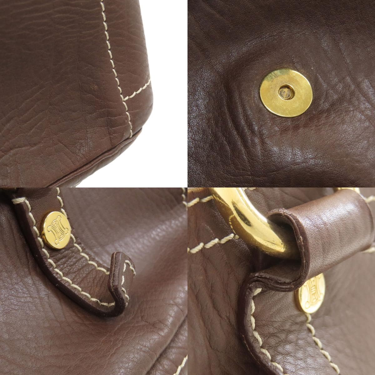 Celine Boogie Bag Handbag Leather Women's [Used] [CELINE] 8