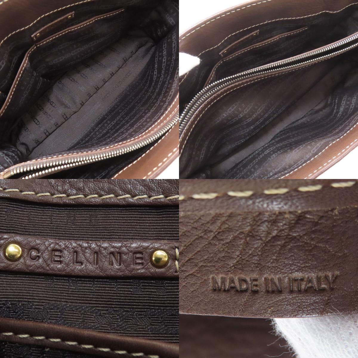 Celine Boogie Bag Handbag Leather Women's [Used] [CELINE] 5