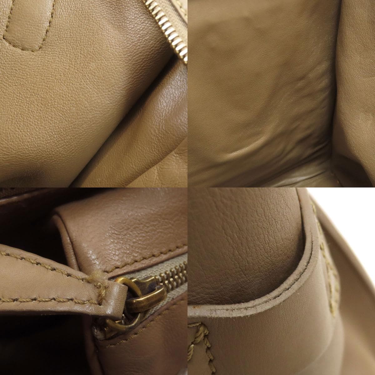 Celine Luggage Mini 2WAY Tote Bag Calf Leather Ladies [Used] [CELINE] 5