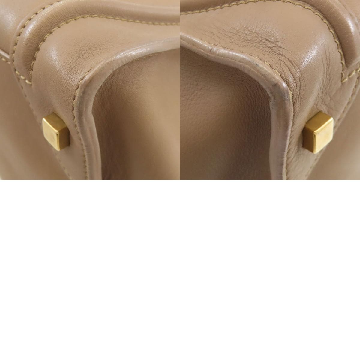 Celine Luggage Mini 2WAY Tote Bag Calf Leather Ladies [Used] [CELINE] 10