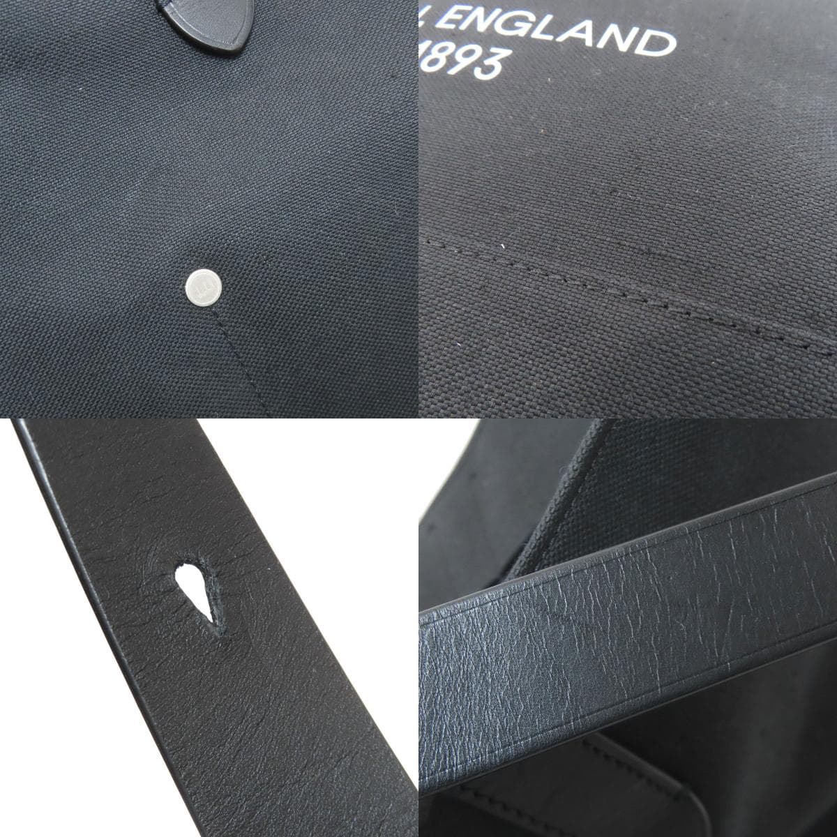 Dunhill Logo Tote Bag Canvas Ladies [Used] [Dunhill] 9