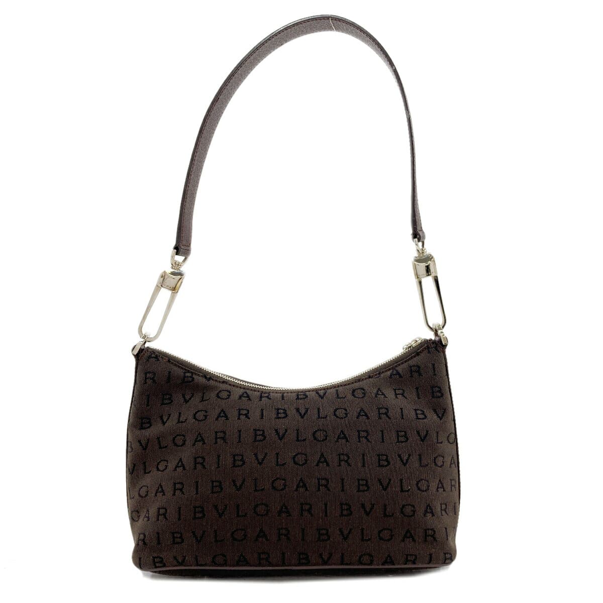 Bulgari Logo Mania Shoulder Bag Canvas Ladies [Used] [BVLGARI] 2