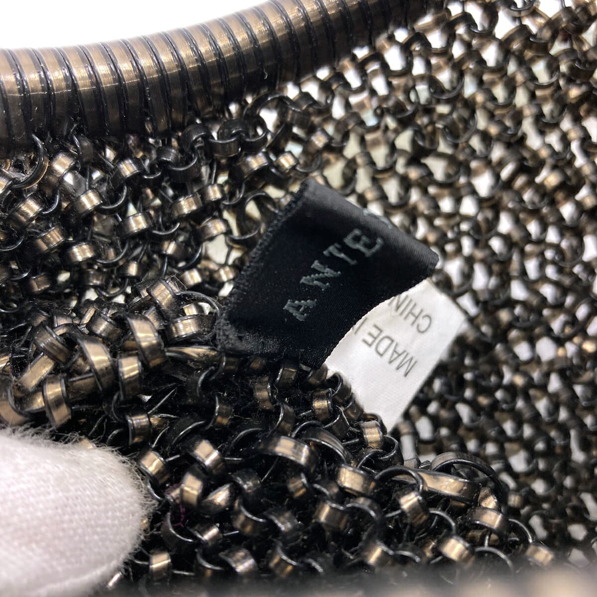 Anteprima Ribbon Motif Wire Bag Handbag PVC Ladies [Used] [ANTEPRIMA] 6