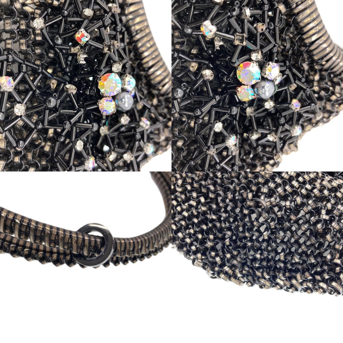 Anteprima Ribbon Motif Wire Bag Handbag PVC Ladies [Used] [ANTEPRIMA] 9