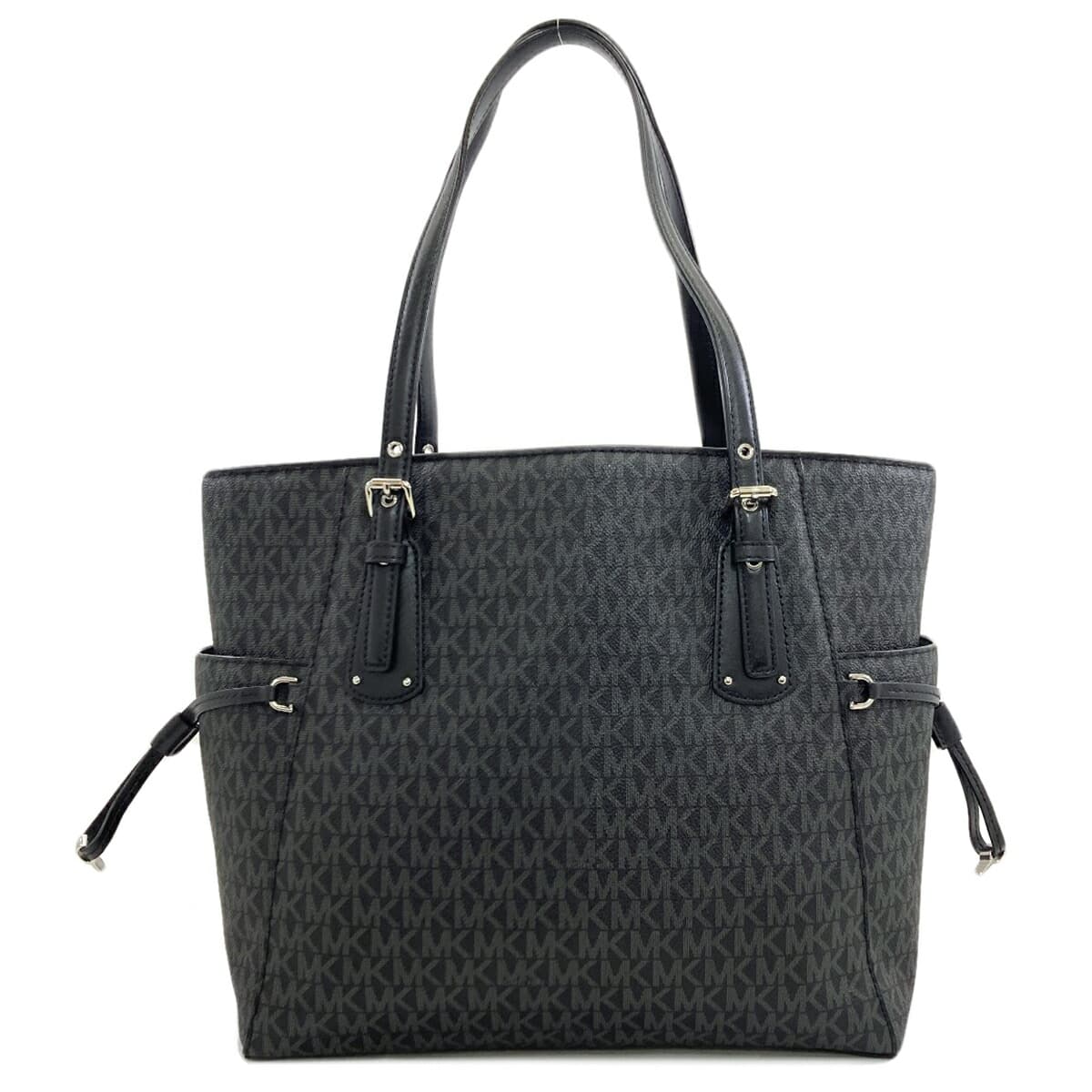 Michael Kors MK Signature Tote Bag PVC Ladies [Used] [Michael Kors] 2