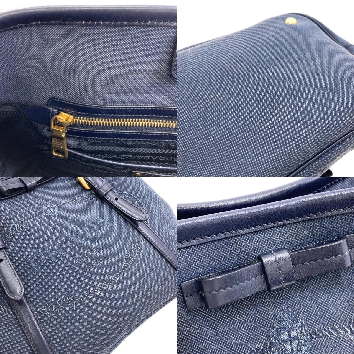 Prada 2WAY Handbag Canvas Ladies [Used] [PRADA] 7