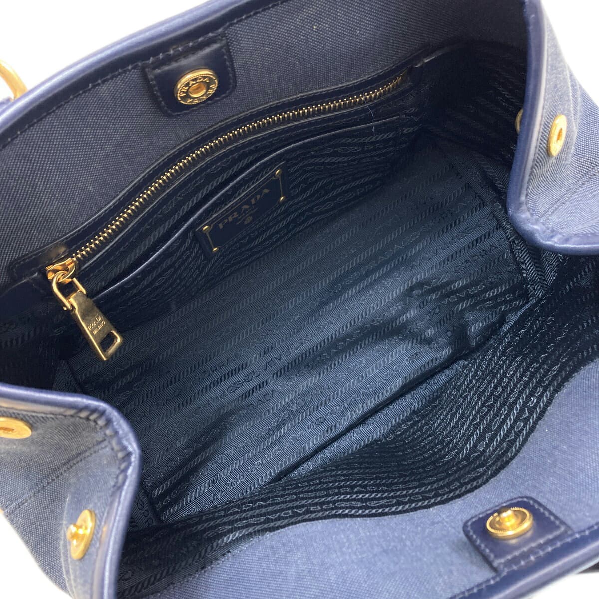 Prada 2WAY Handbag Canvas Ladies [Used] [PRADA] 5