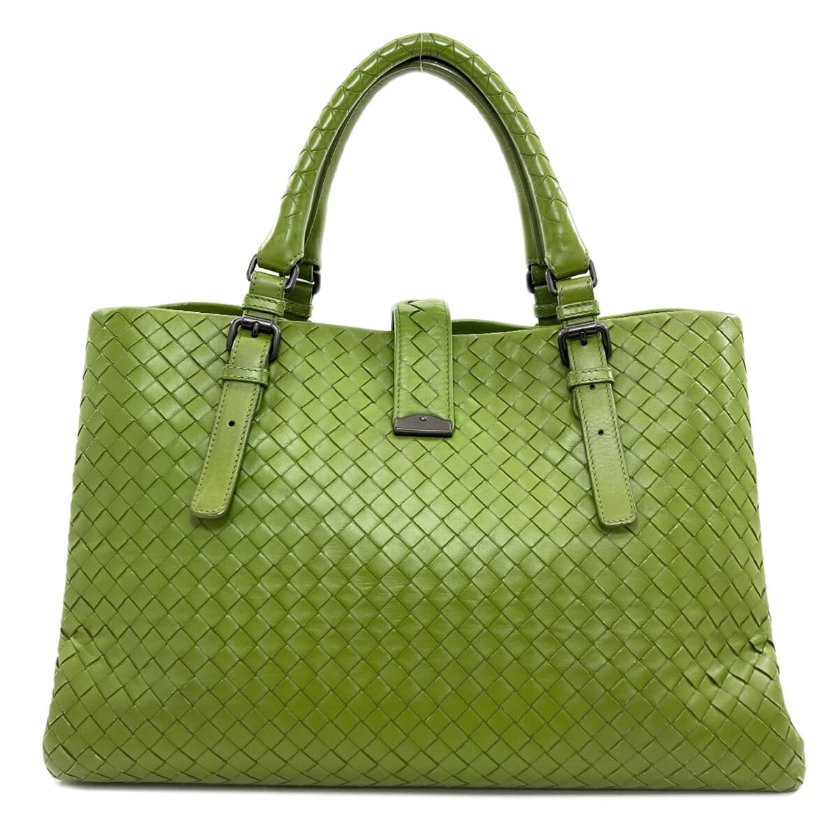 Bottega Veneta Intrecciato Handbag Calf Leather for Women [Used] [BOTTEGA VENETA] 2