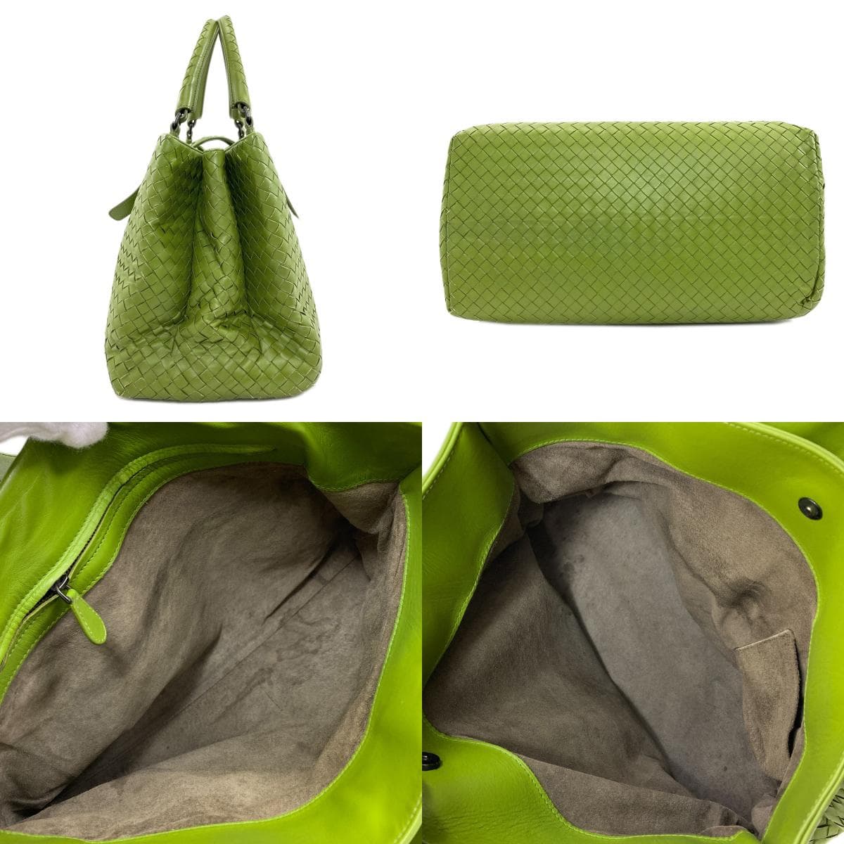 Bottega Veneta Intrecciato Handbag Calf Leather for Women [Used] [BOTTEGA VENETA] 3
