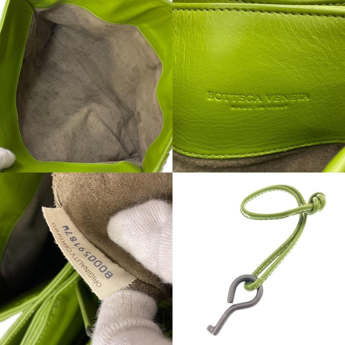 Bottega Veneta Intrecciato Handbag Calf Leather for Women [Used] [BOTTEGA VENETA] 4