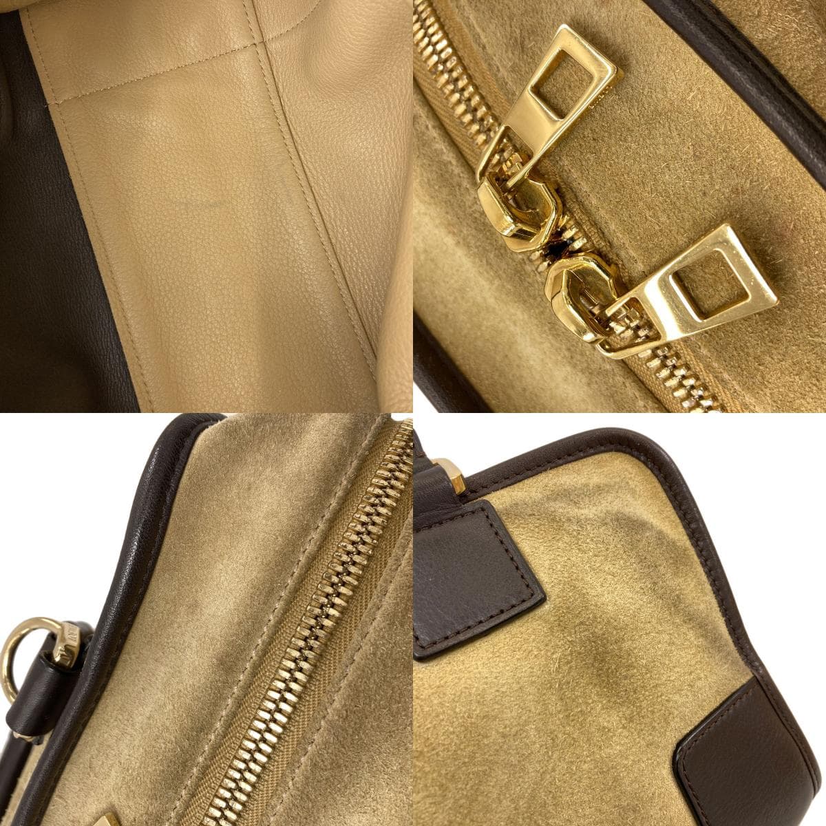 Loewe Amazona 2WAY Handbag Suede Ladies [Used] [LOEWE] 5