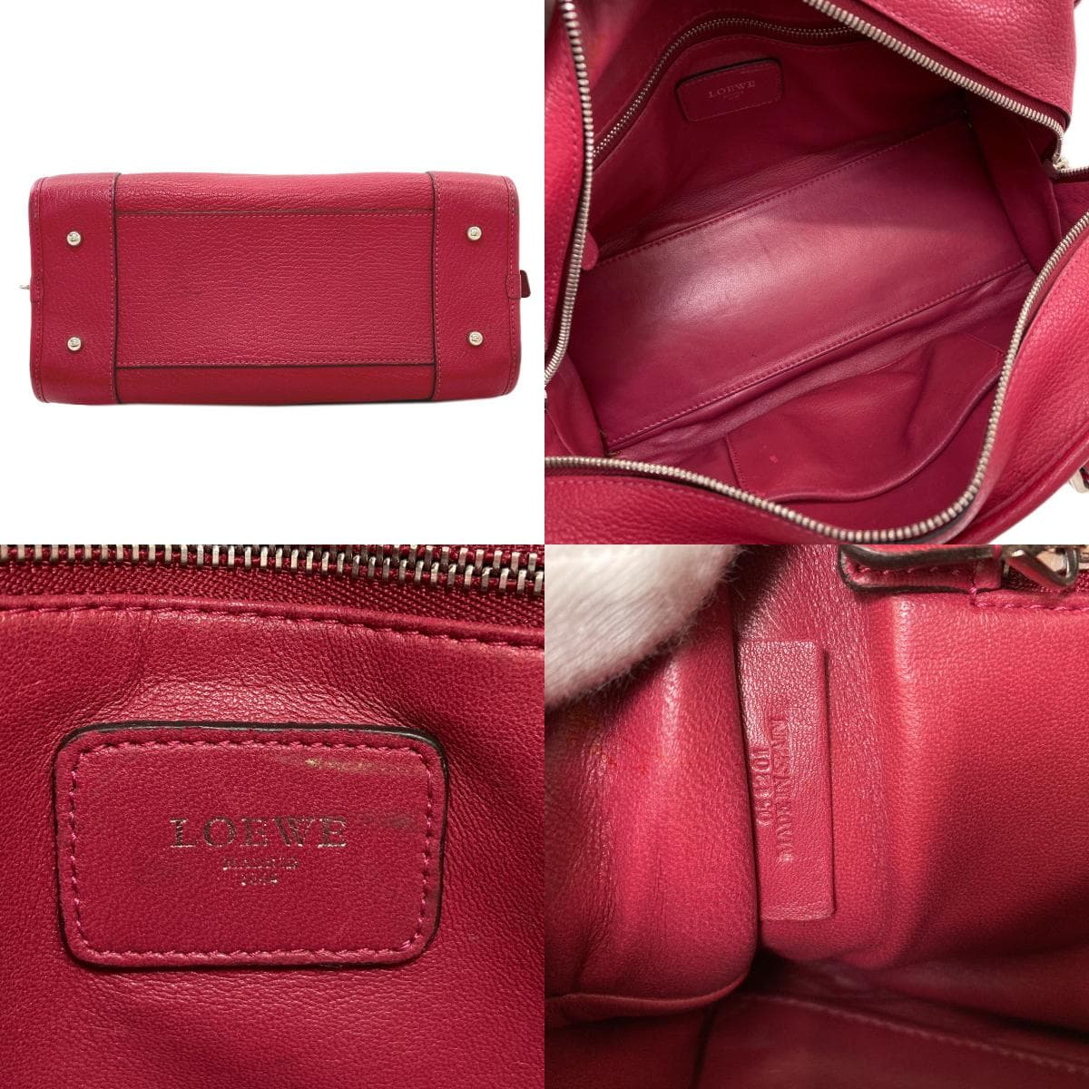 Loewe Amazona Handbag Calf Leather Ladies [Used] [LOEWE] 4