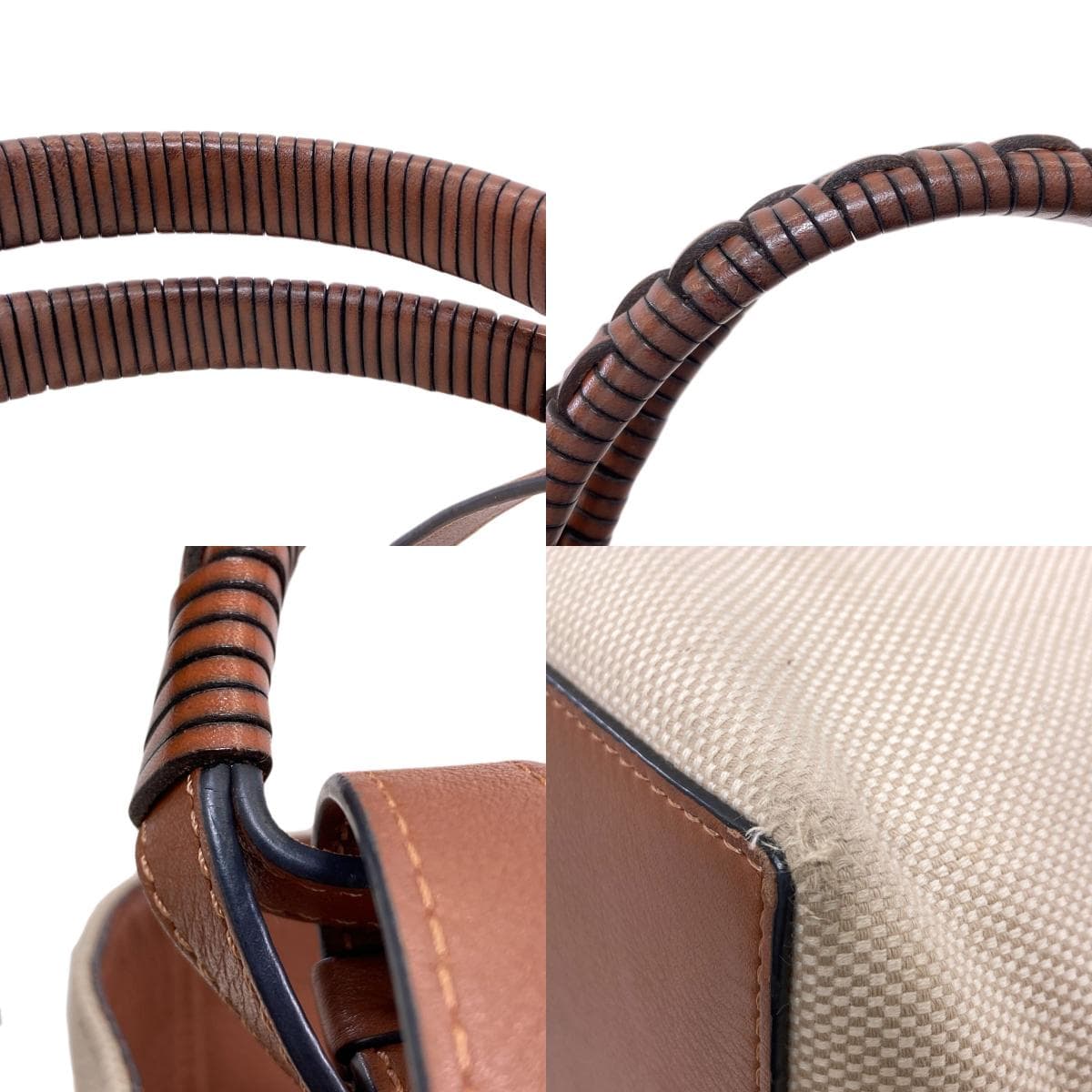 Loewe Anagram 2WAY Tote Bag Canvas Ladies [Used] [LOEWE] 9