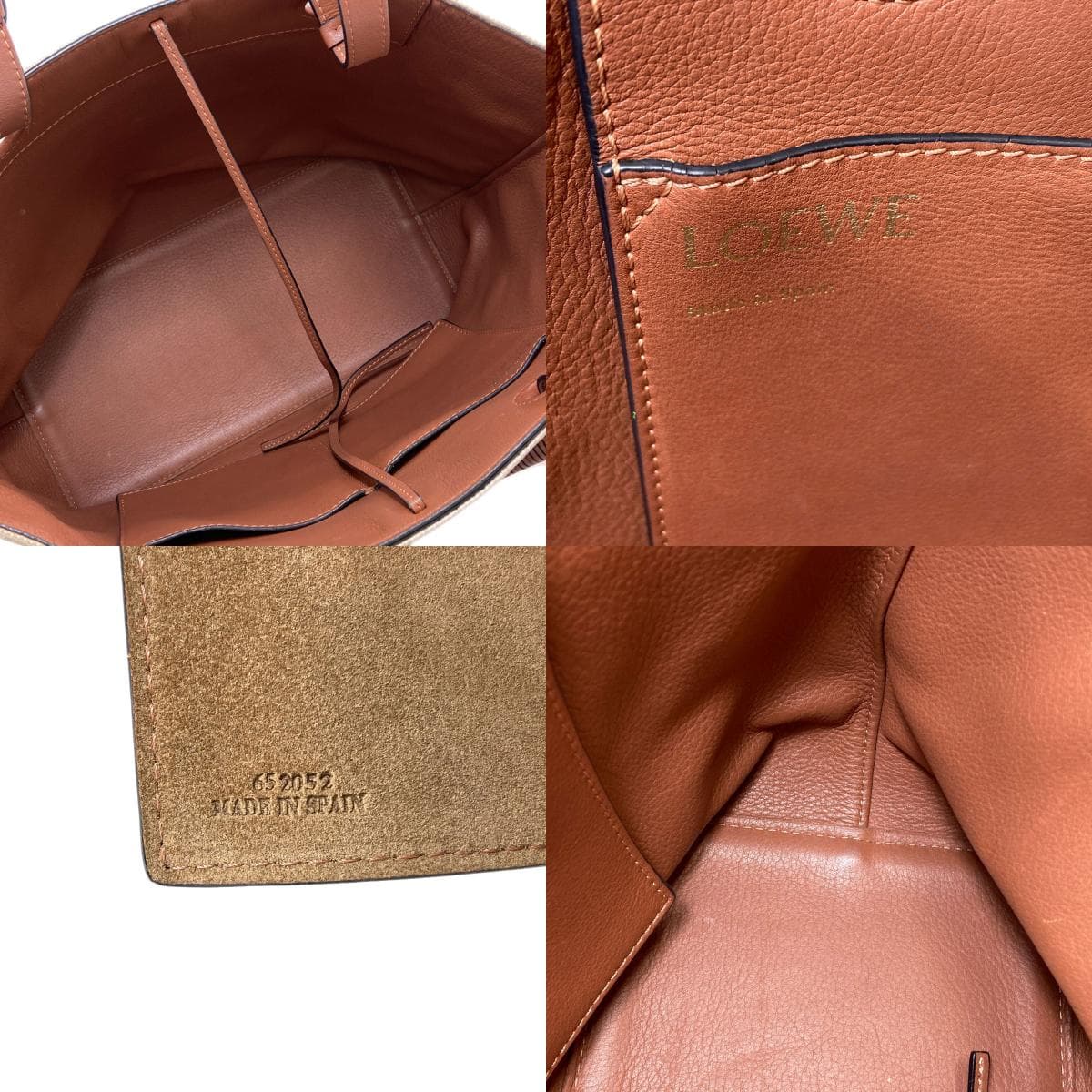 Loewe Anagram 2WAY Tote Bag Canvas Ladies [Used] [LOEWE] 5