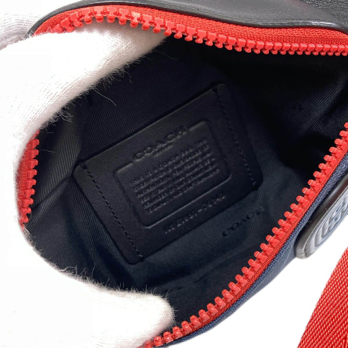 Coach 76143 Logo Body Bag Leather/Canvas for Women [Used] [COACH] 76143 5