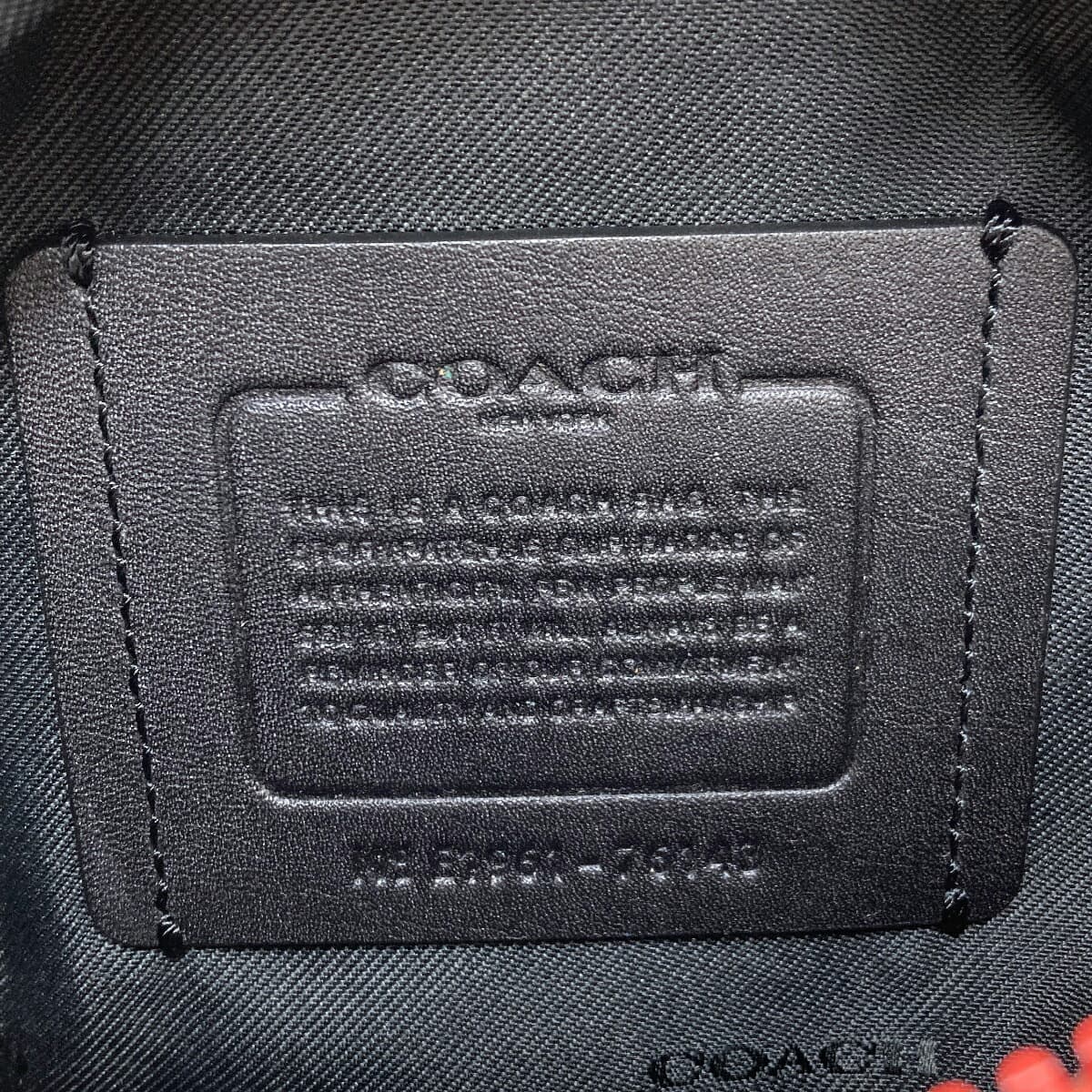 Coach 76143 Logo Body Bag Leather/Canvas for Women [Used] [COACH] 76143 6