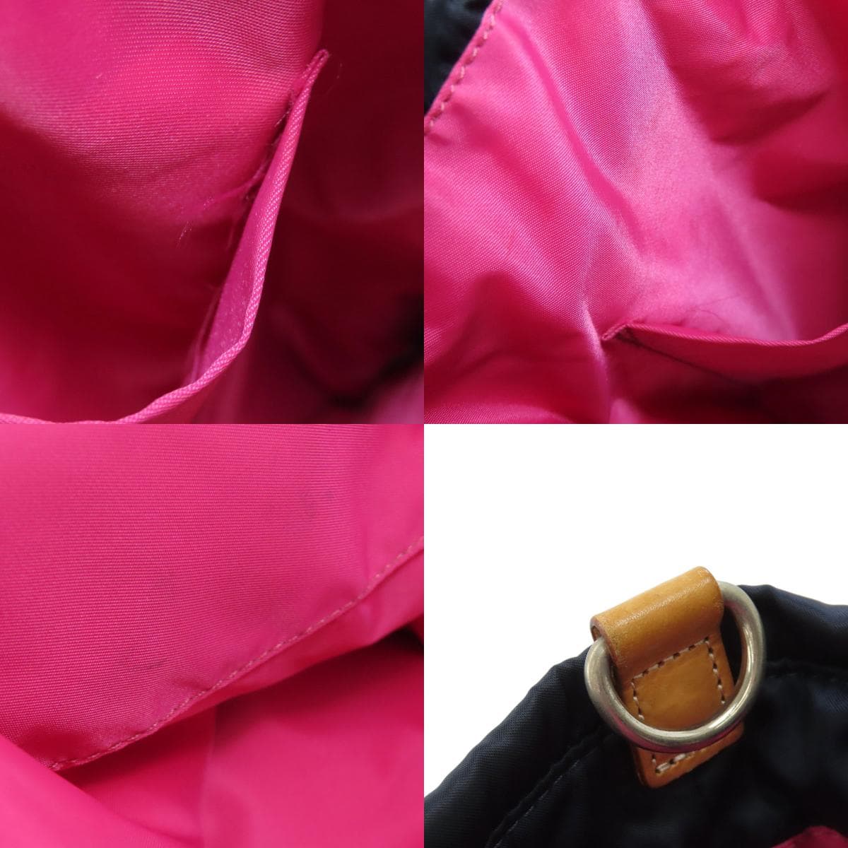 Russet 2WAY Handbag Nylon Material Ladies [Used] [russet] 7