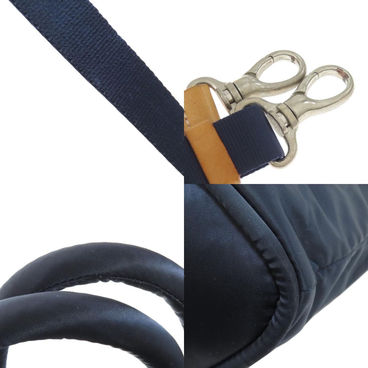 Russet 2WAY Handbag Nylon Material Ladies [Used] [russet] 9