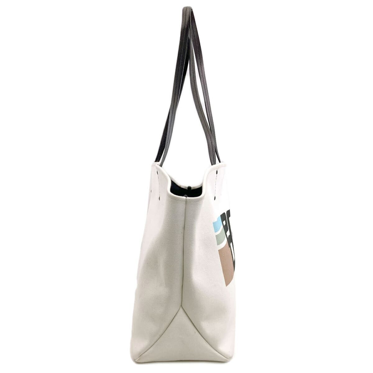 Prada Logo Tote Bag Canvas Ladies [Used] [PRADA] 3