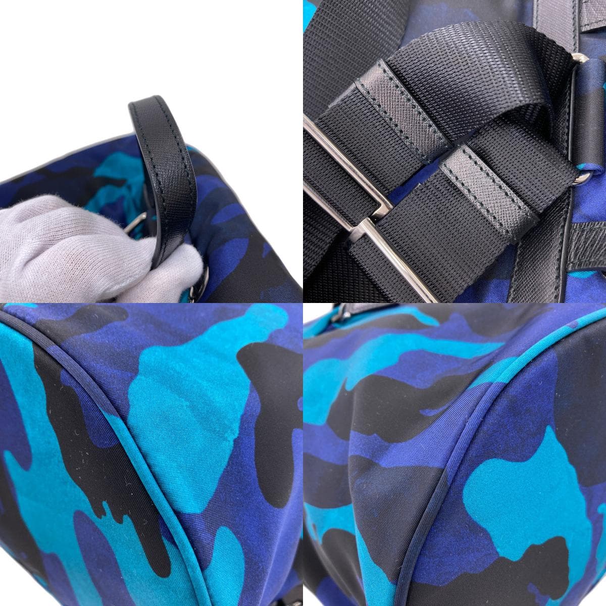 Prada BZ0032 Camouflage Pattern Backpack/Daypack Nylon Material Women's [Used] [PRADA] BZ0032 9