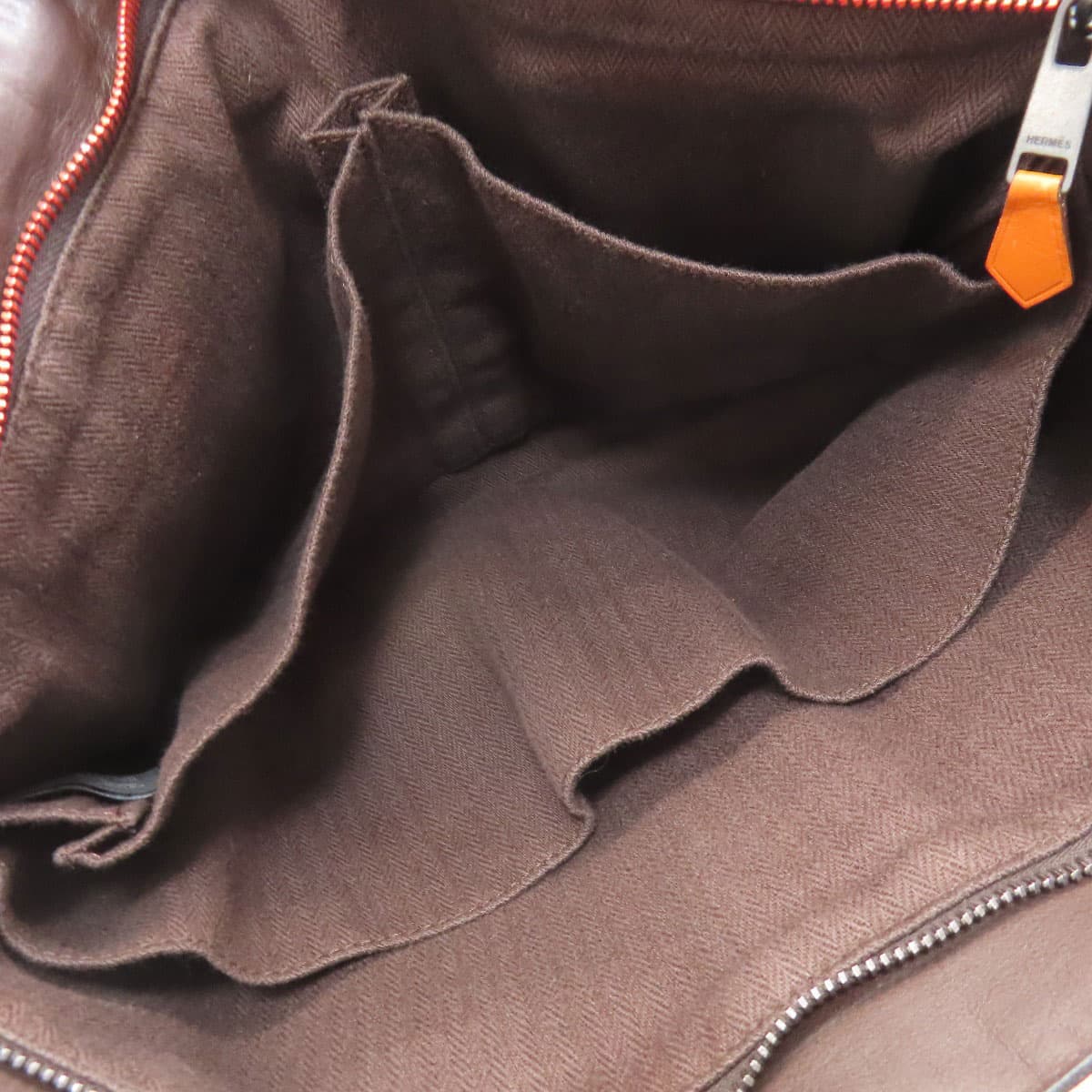 Hermes Caravan Horizontal MM 2WAY Handbag Calf Leather for Women [Used] [HERMES] 5