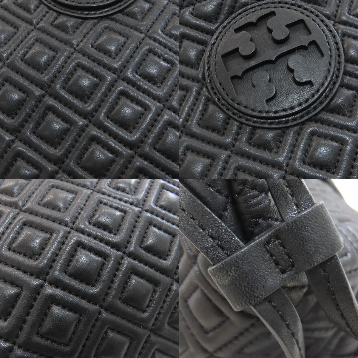 Tory Burch Diamond Stitch Tote Bag Leather Women's [Used] [Tory Burch] 8