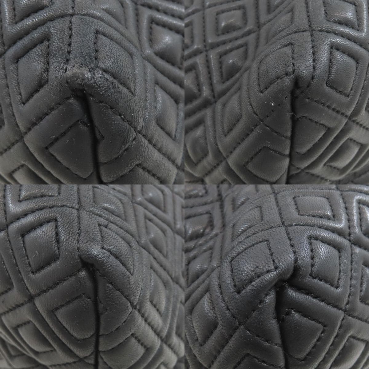 Tory Burch Diamond Stitch Tote Bag Leather Women's [Used] [Tory Burch] 10