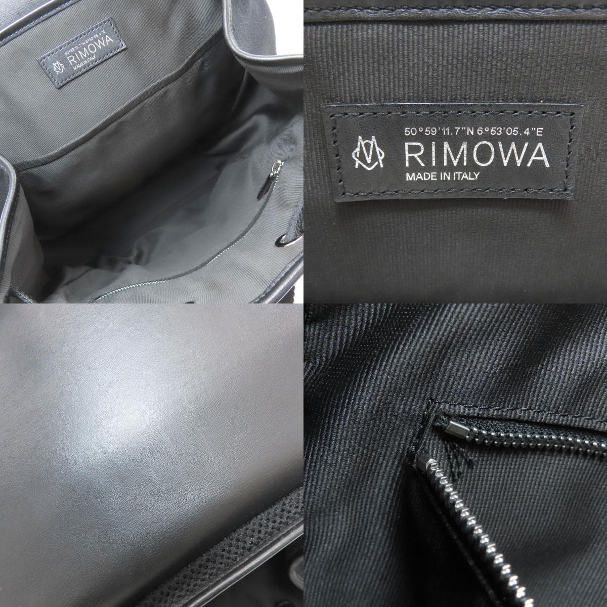RIMOWA Backpack Rucksack/Daypack Leather/Canvas for Women [Used] [RIMOWA] 5