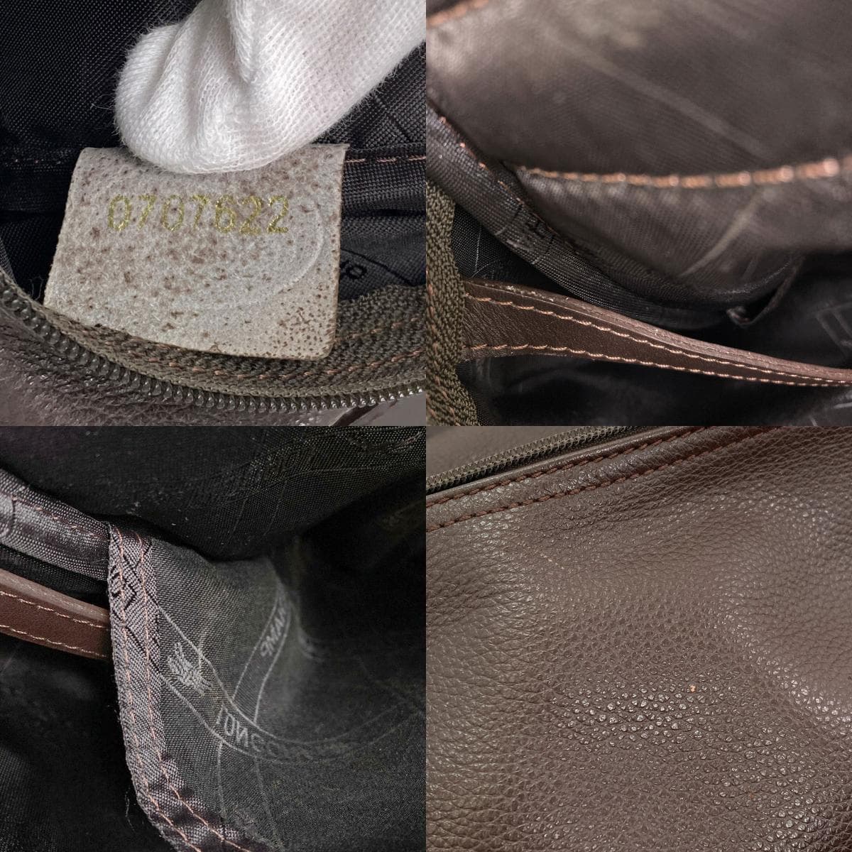 Longchamp Logo Backpack/Daypack Leather for Women [Used] [Longchamp] 7