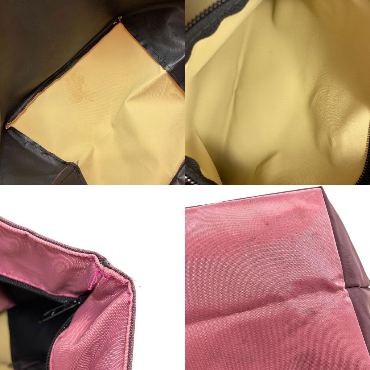 Herve Chapelier Boat Shape Tote Handbag Nylon Material Ladies [Used] [Herve Chapelier] 8