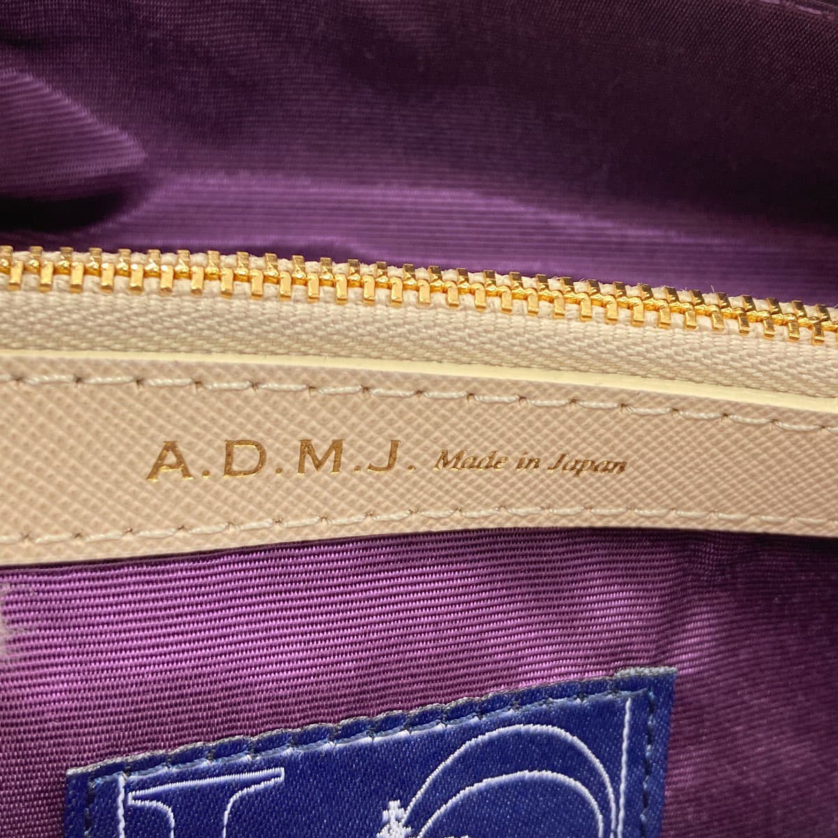 ADMJ Logo One Shoulder Shoulder Bag Leather Ladies [Used] [ADMJ] 7