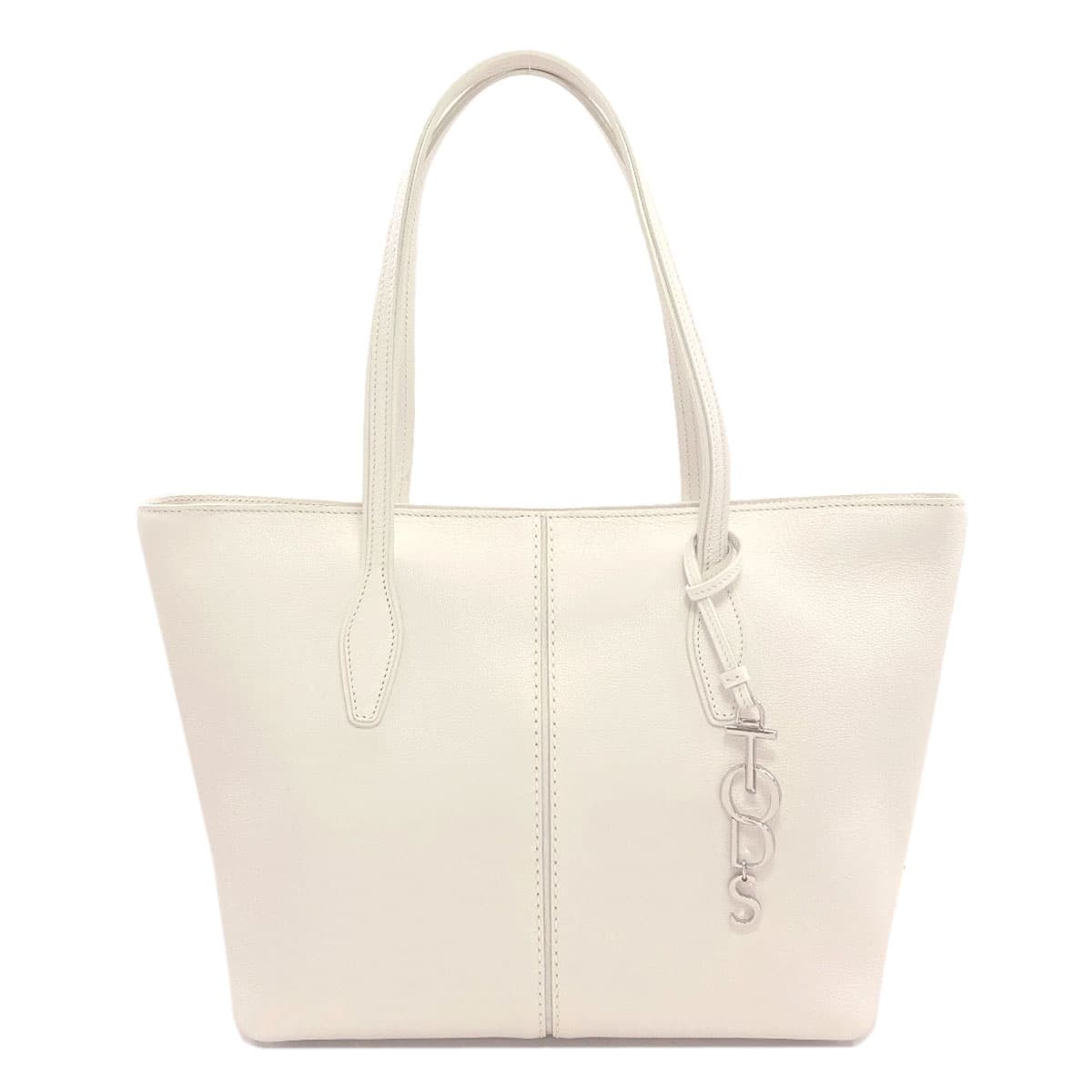 Tod's Simple Design Tote Bag Leather Ladies [Used] [TODS]